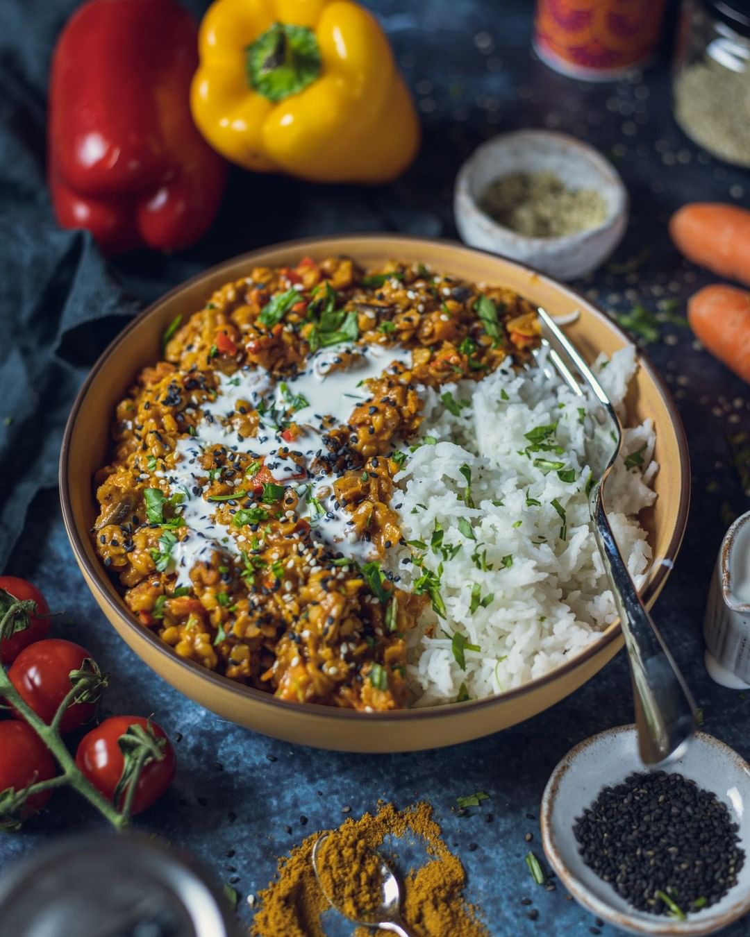 Easy Vegan Red Lentil Dhal