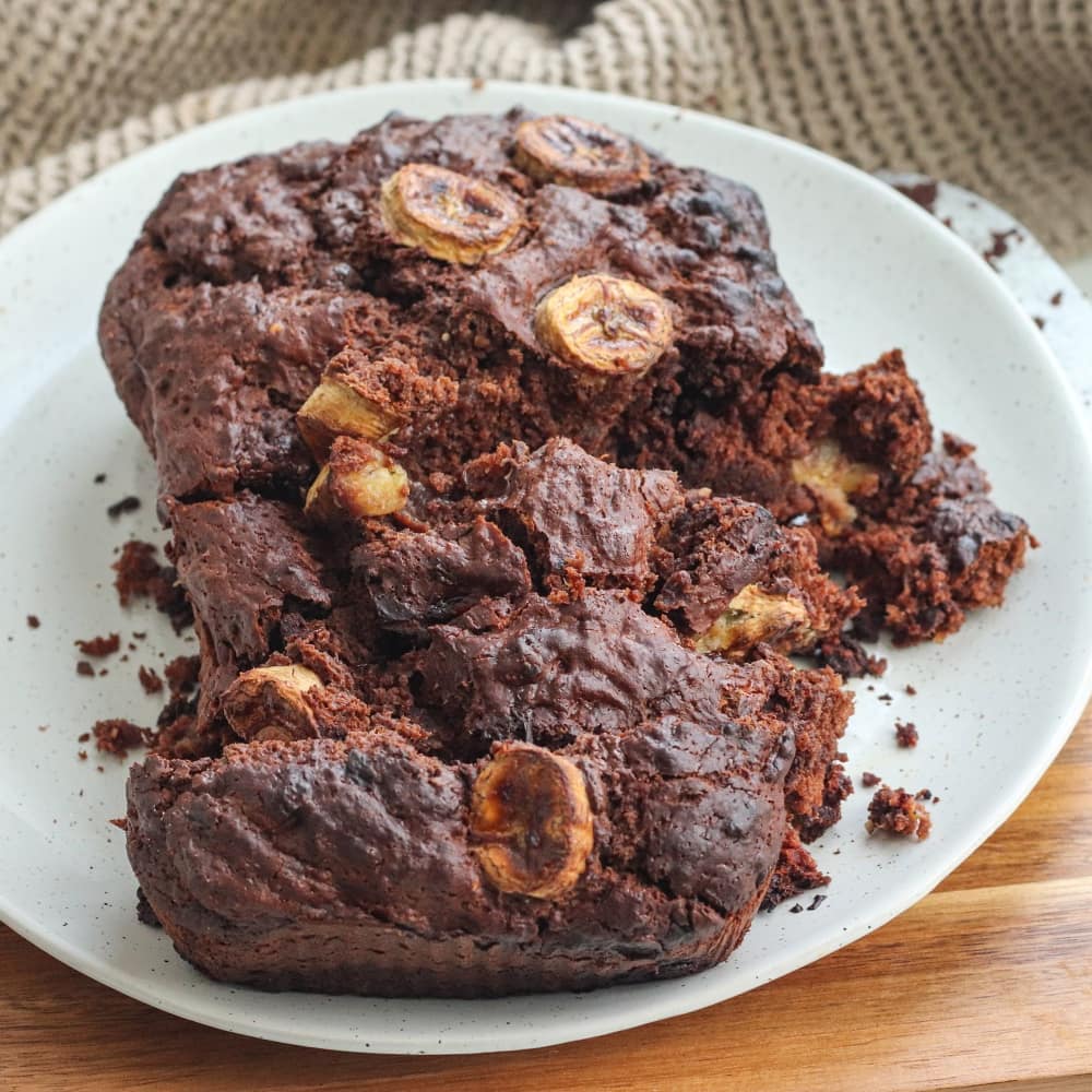 Peanut Butter Chocolate Banana Bread