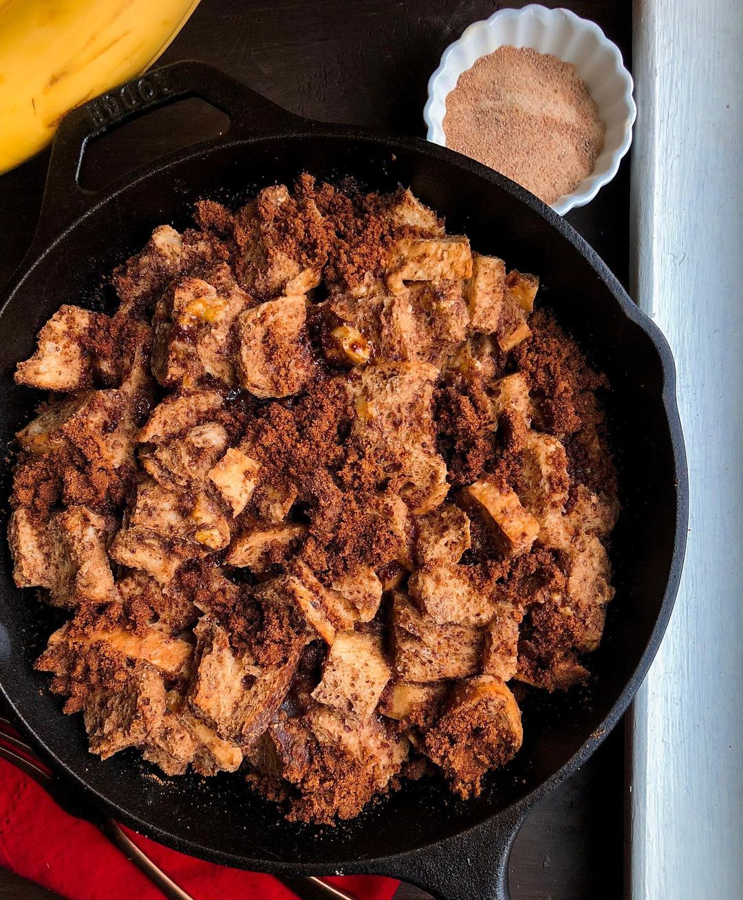 Vegan Cinnamon Sugar French Toast Bake