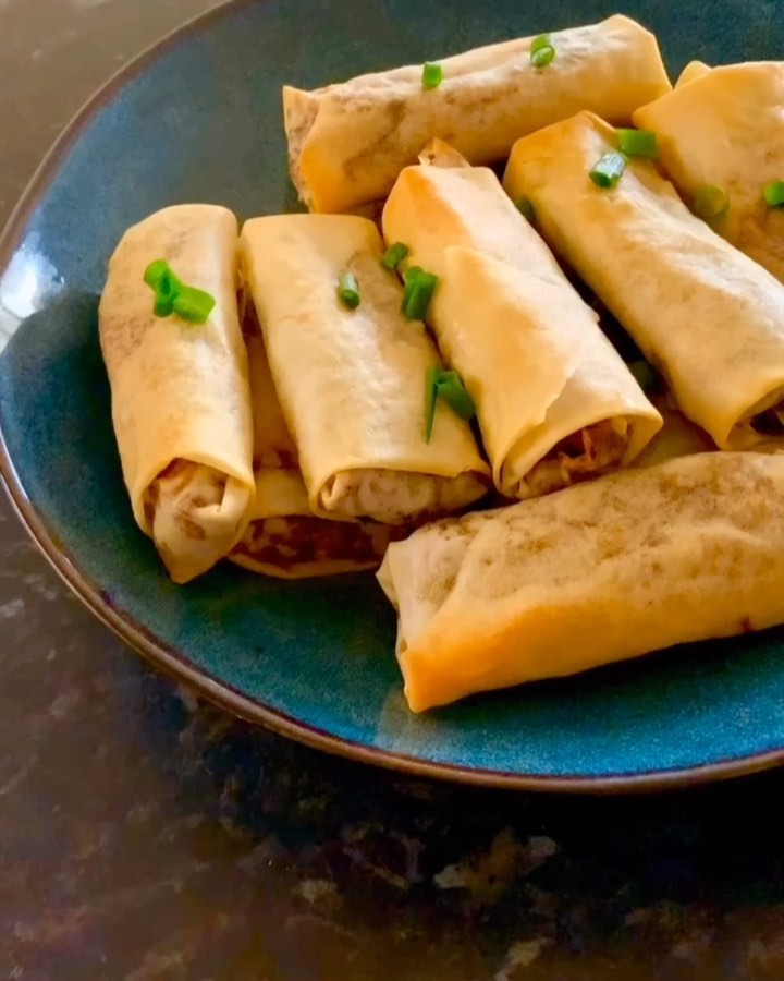 Baked Vegetable Spring Rolls