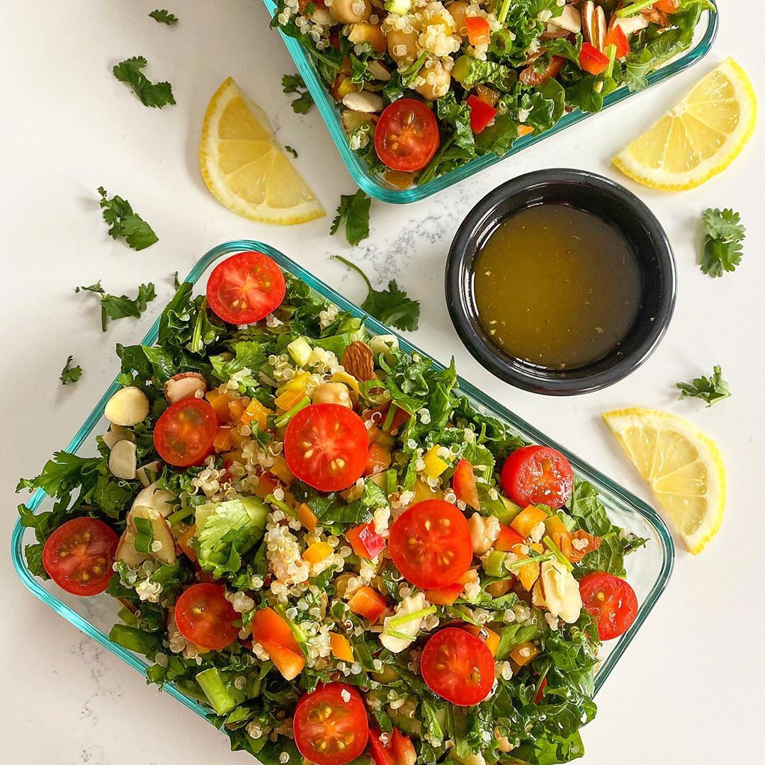 Quinoa Kale Tabbouleh Salad