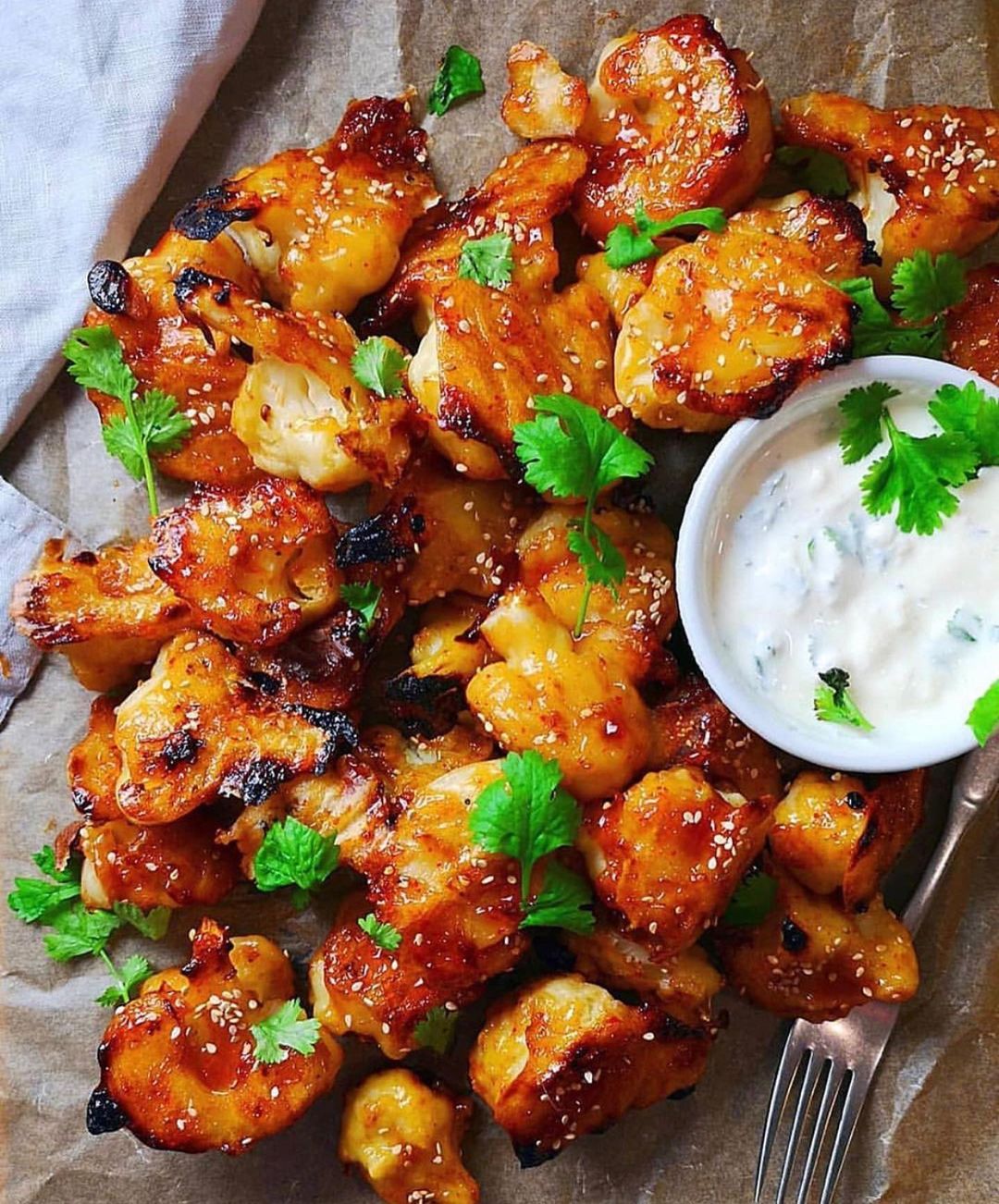 Teriyaki Cauliflower Bites