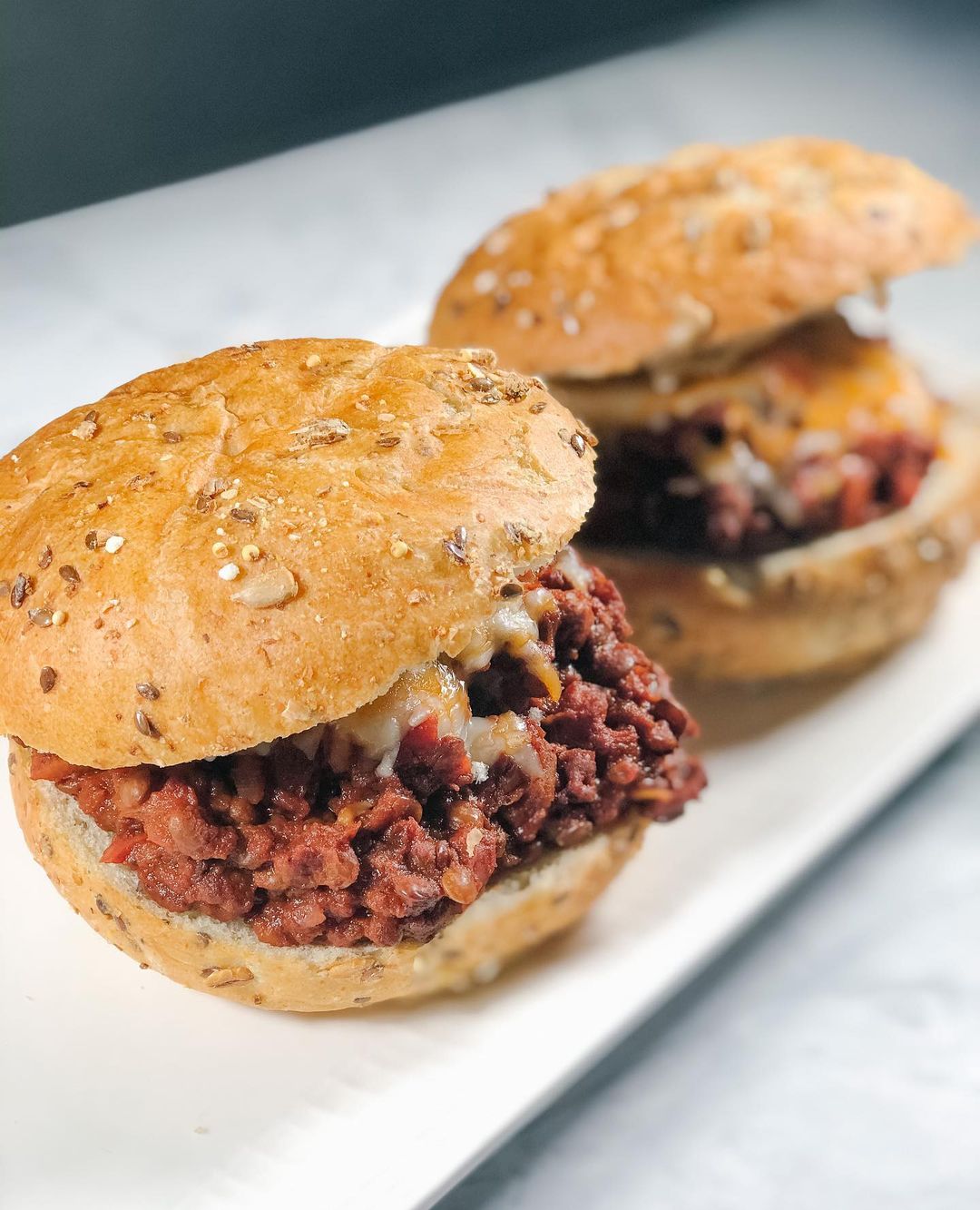 Lentil Sloppy Joes with Spiced Sauce