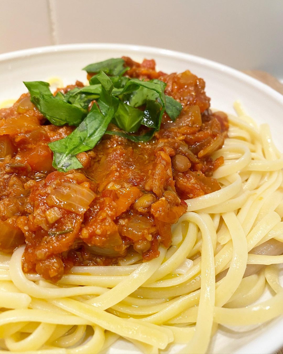 Speedy Spaghetti Bolognese with Vegetables