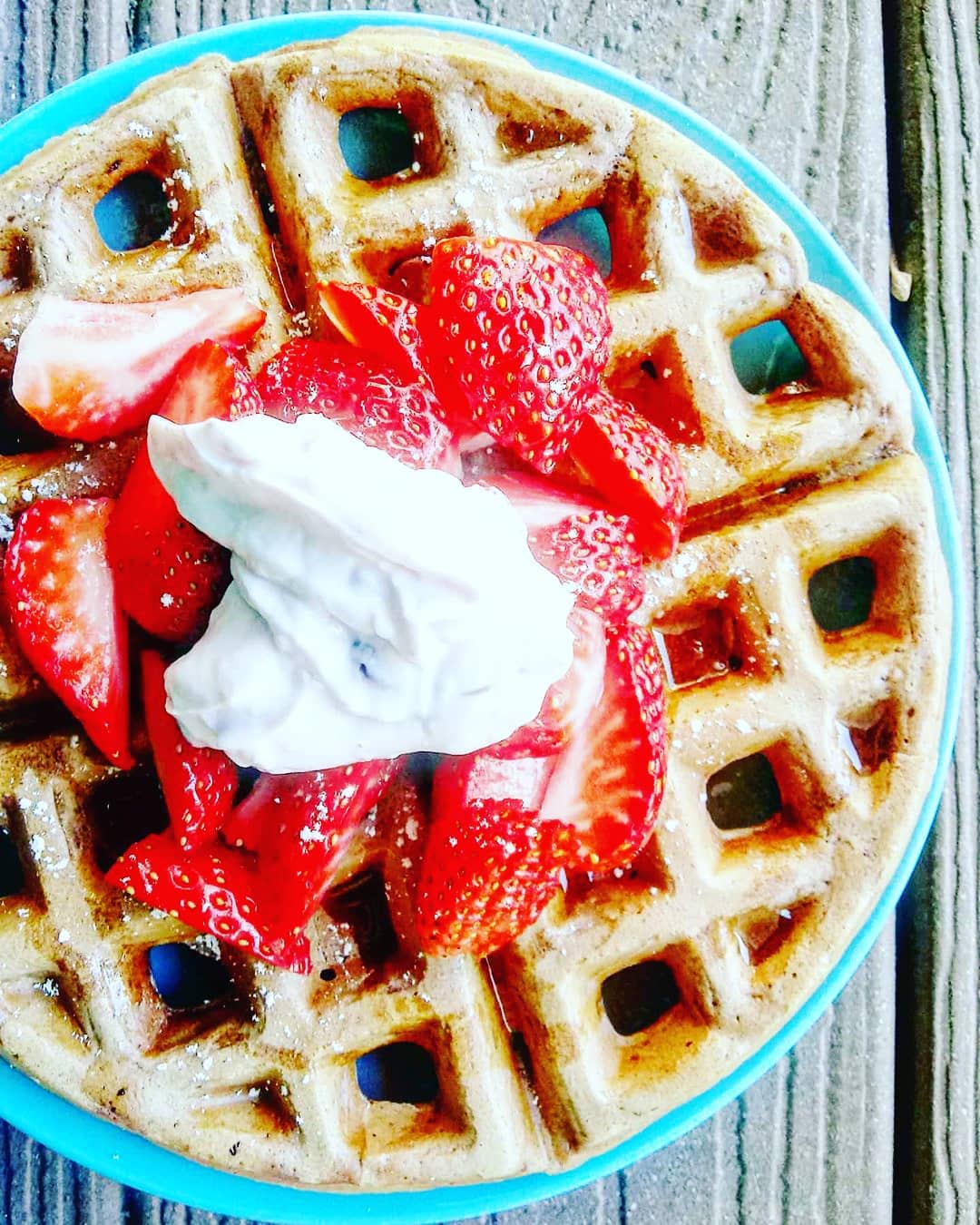 Light and Fluffy Protein Waffles