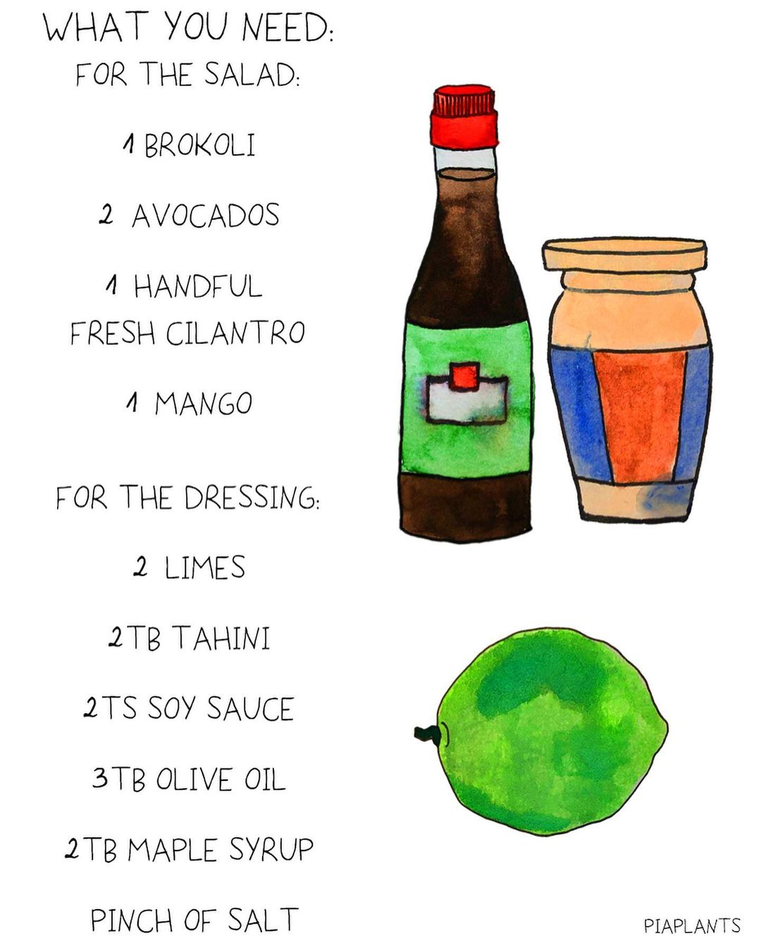 Avocado Mango Brokoli Salad