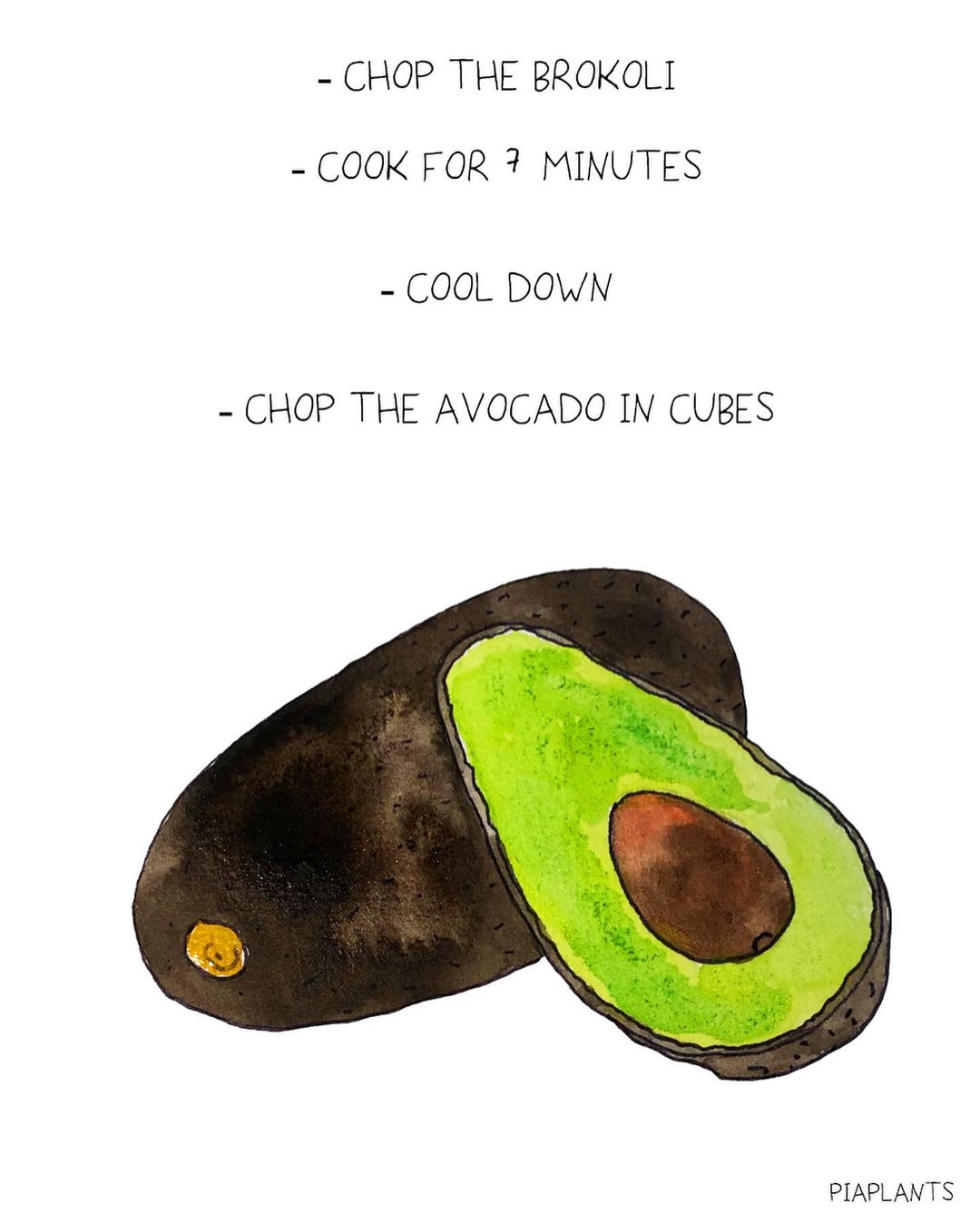 Avocado Mango Brokoli Salad