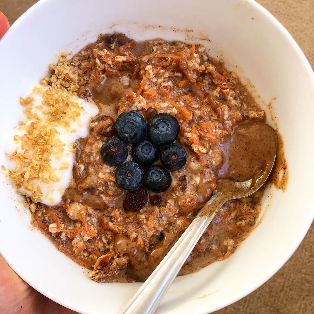 Perfect Overnight Carrot Cake Oats Breakfast