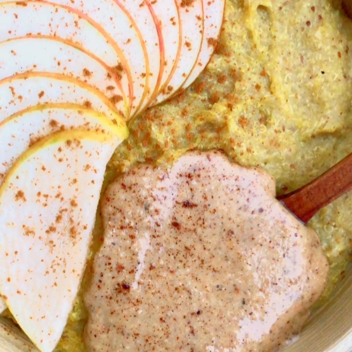 Creamy Quinoa Porridge with Banana and Coconut