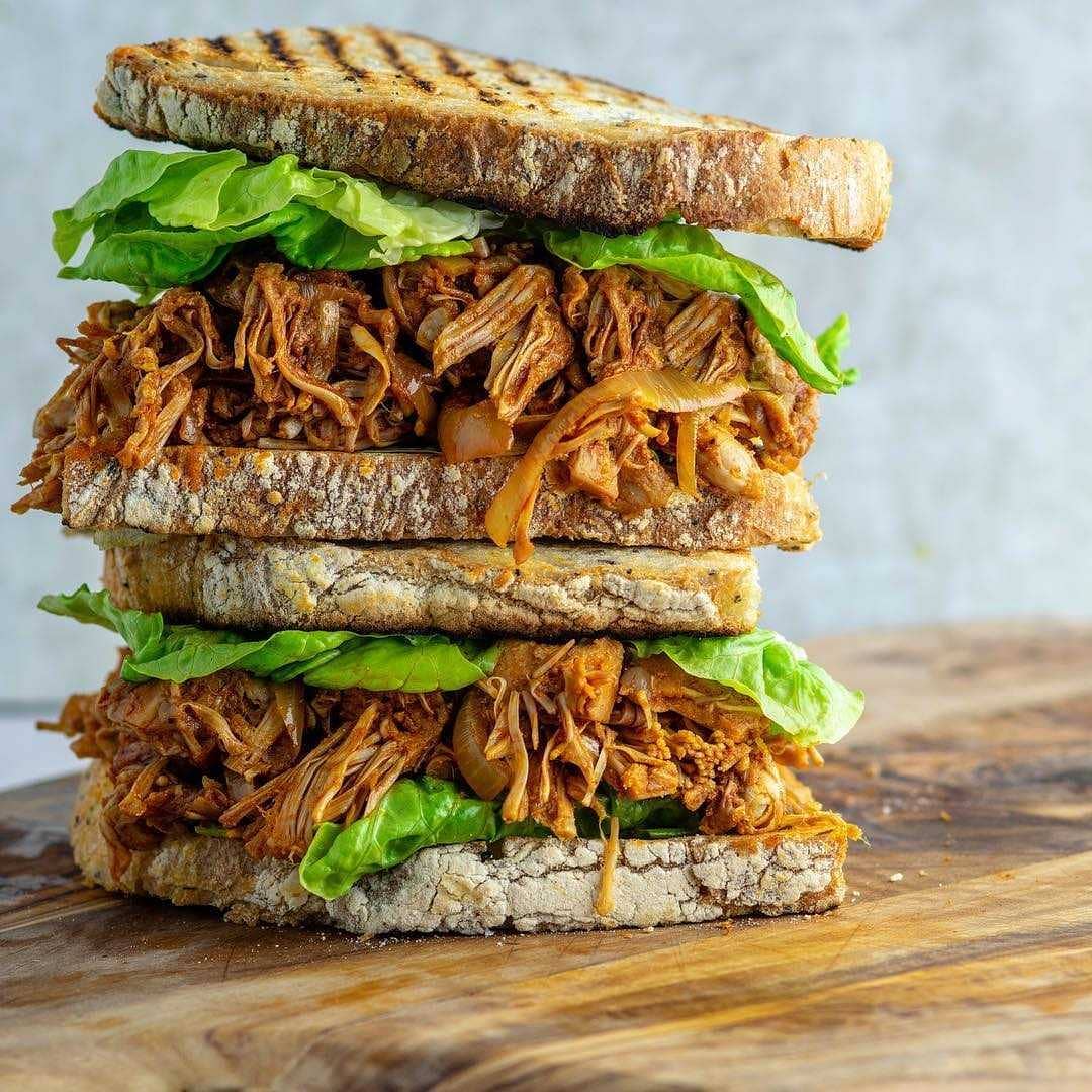 Pulled Jackfruit Sandwich