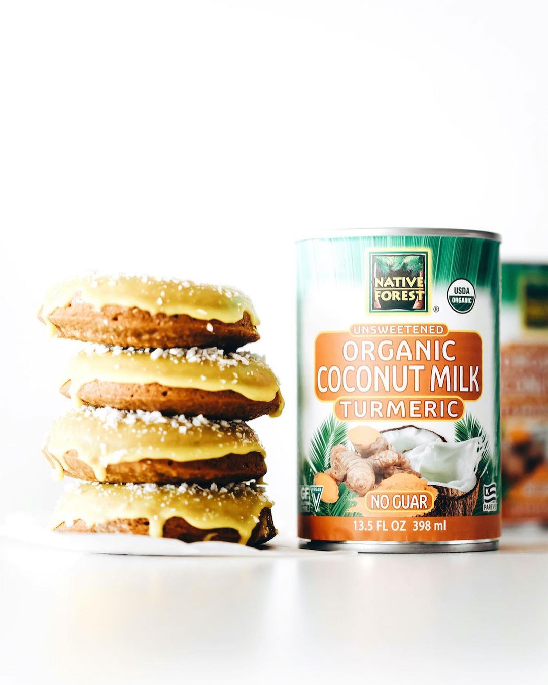 Homemade Baked Golden Milk Donuts
