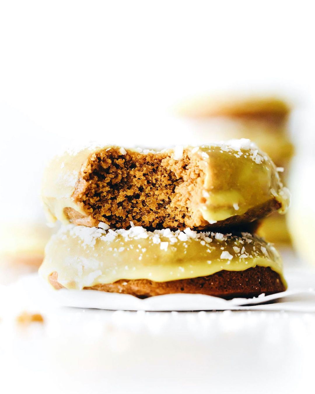 Homemade Baked Golden Milk Donuts