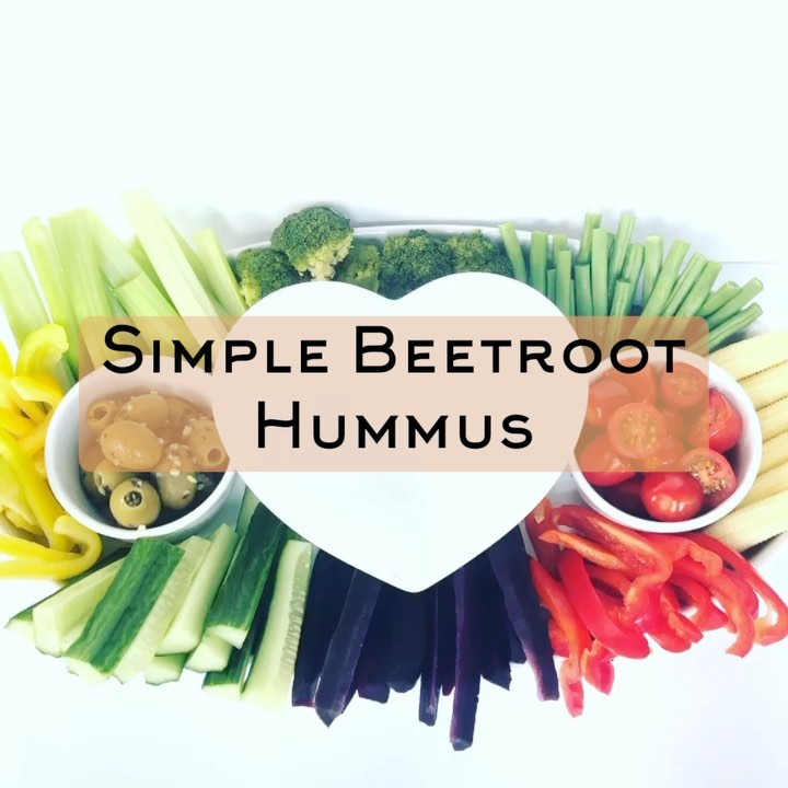 Beetroot Hummus for Pre-Dinner Crudités and Toast