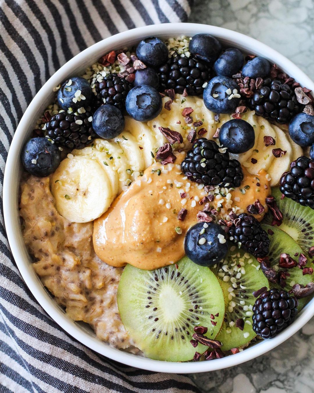Ginger Oats with Chia Seeds and Spices