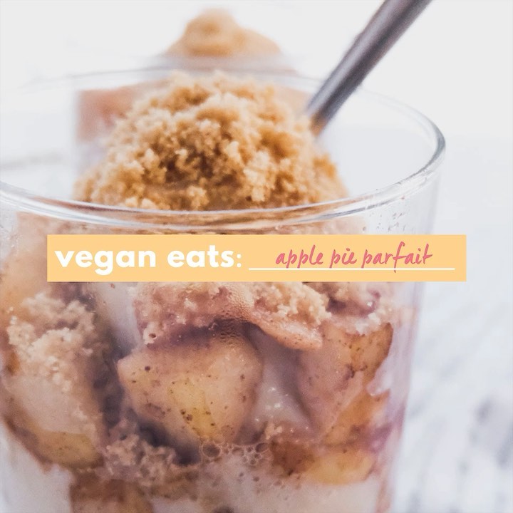 Apple Pie Nicecream Parfait