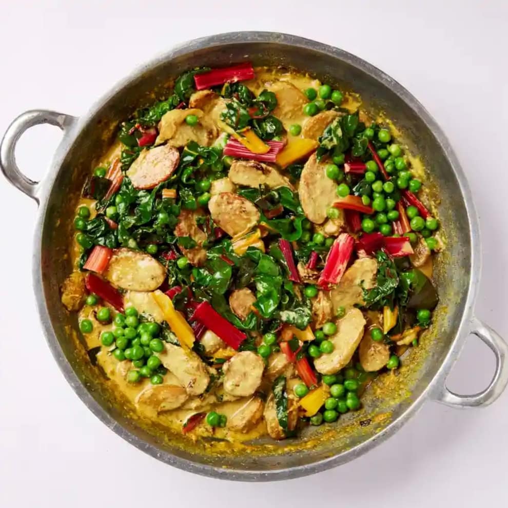 Potato, Chard, and Coconut Curry
