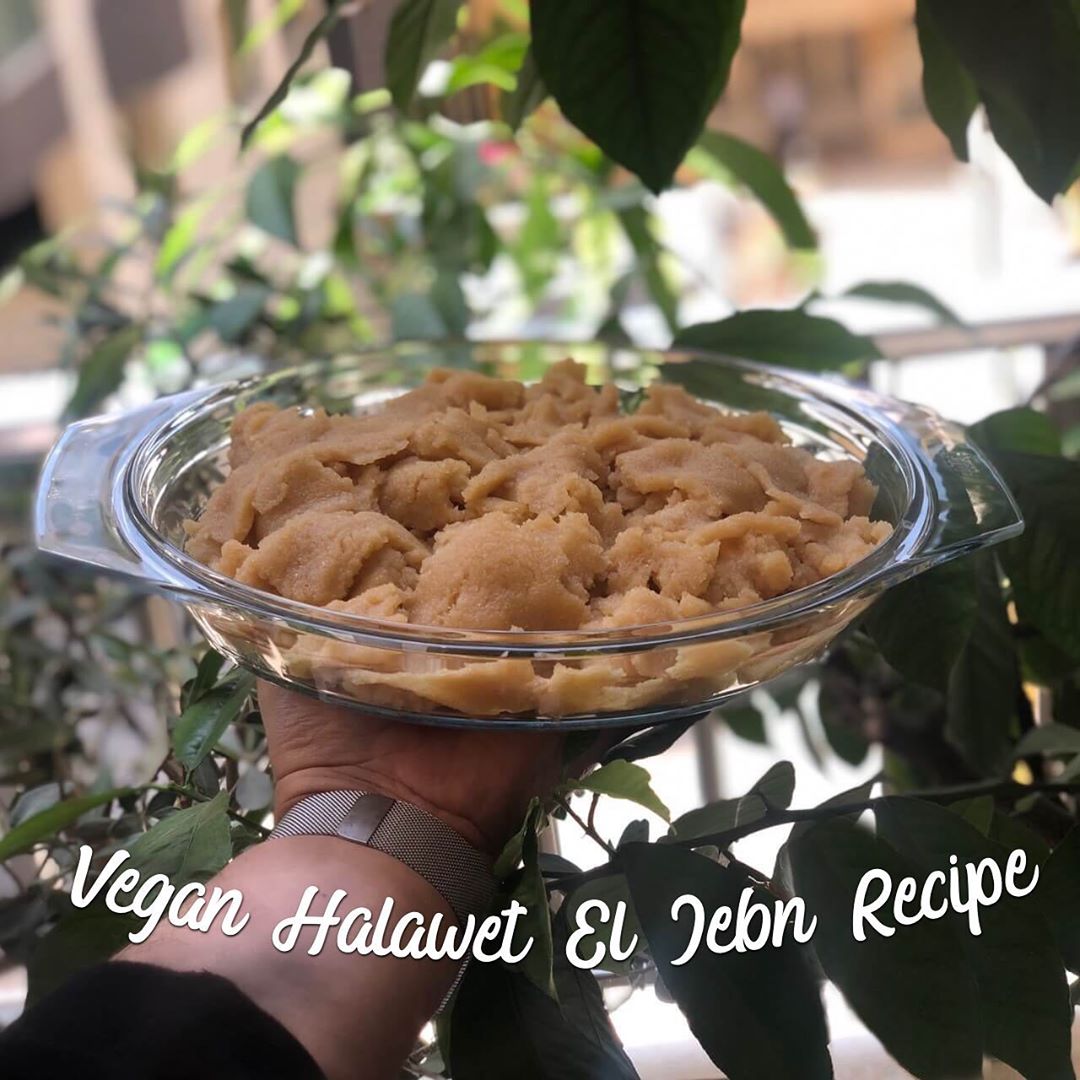 Vegan Halawet El Jebn Dessert