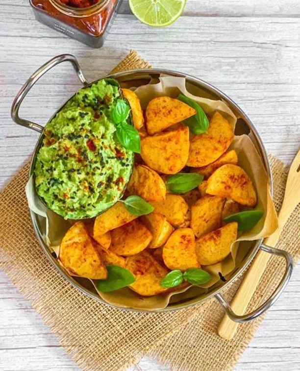 Thai Red Curry Potato Wedges
