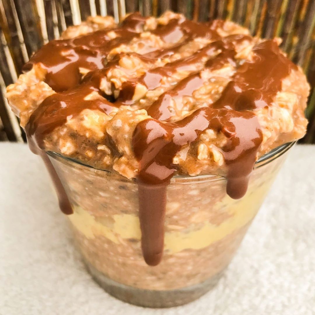 Peanut Butter Chocolate Overnight Oats