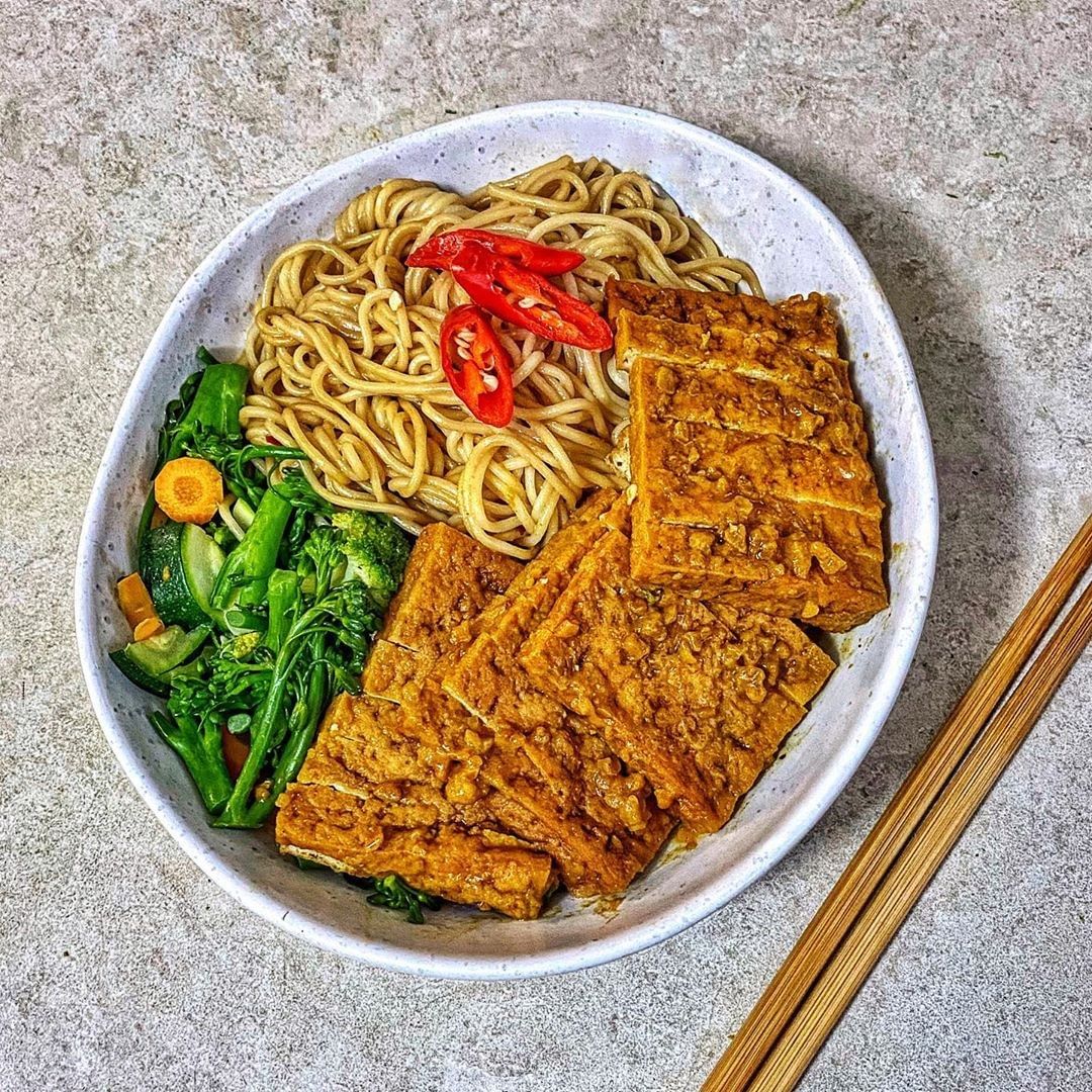 Chinese Sesame Tossed Noodles