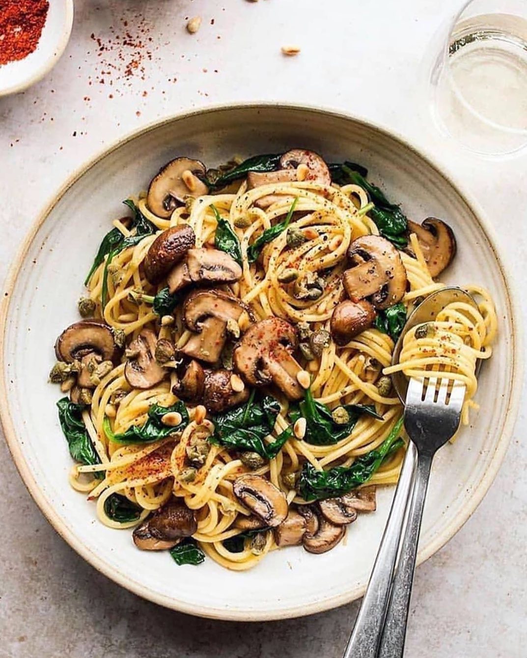 Vegan Mushroom Pasta