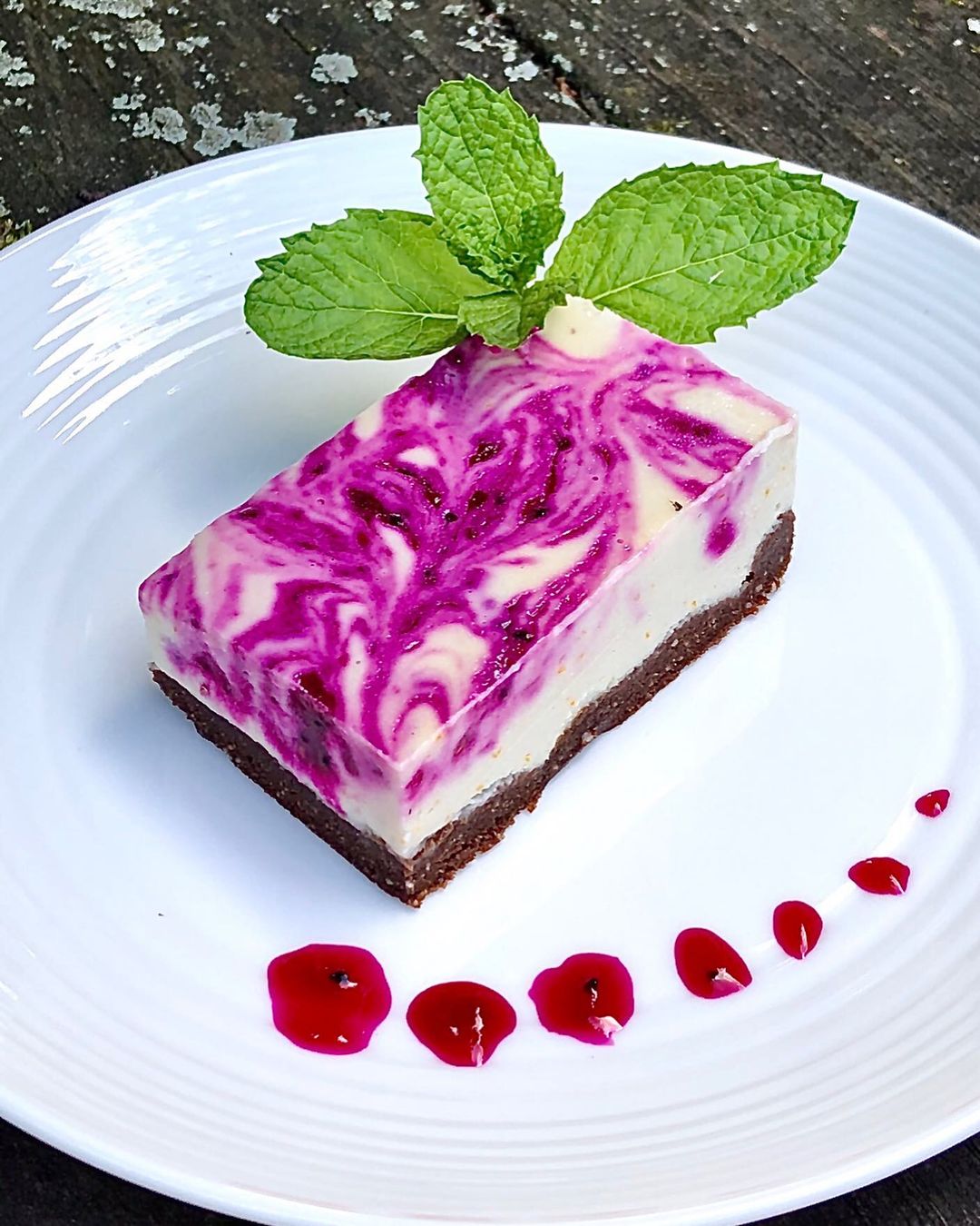Pink Dragon Fruit Cheesecake