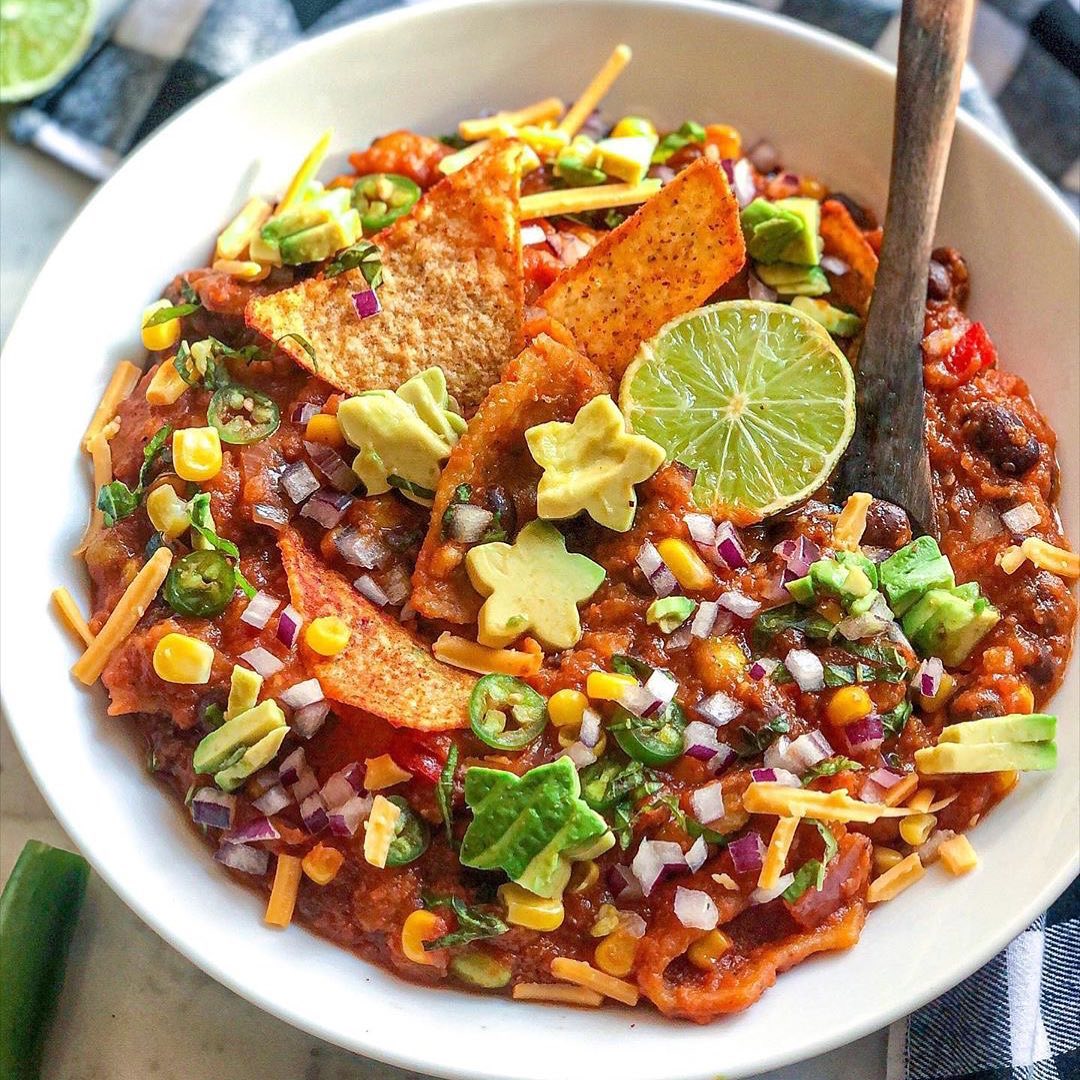 Easy Vegan Enchilada Soup