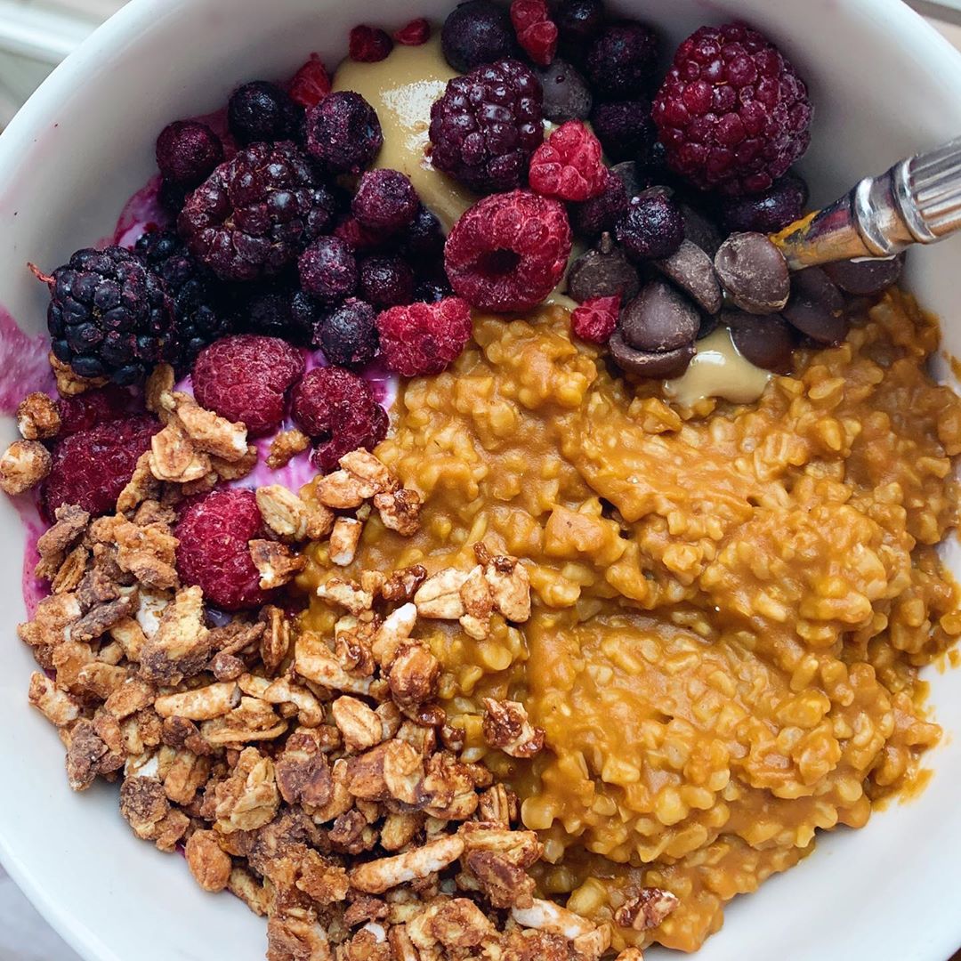 Steel Cut Oats Breakfast Bowl