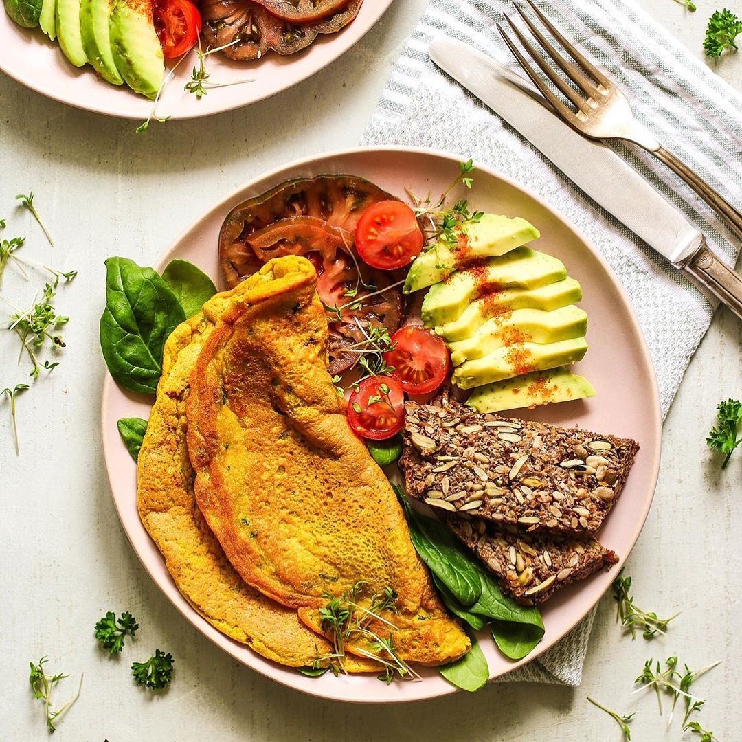 Easy Vegan Tofu Omelette
