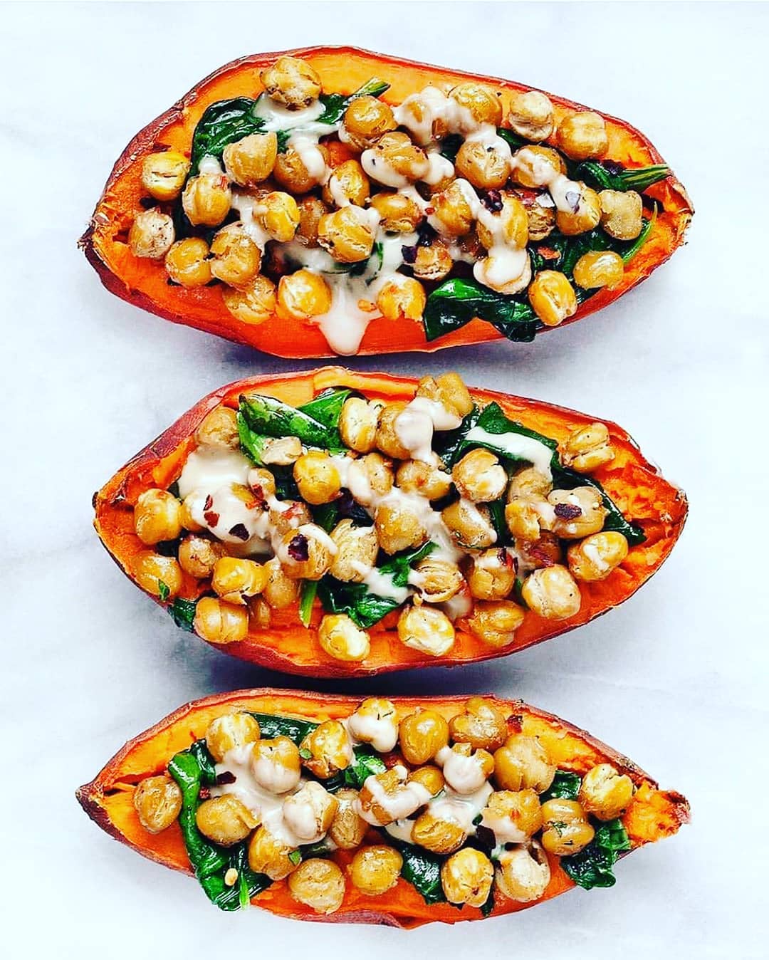 Loaded Roasted Sweet Potatoes