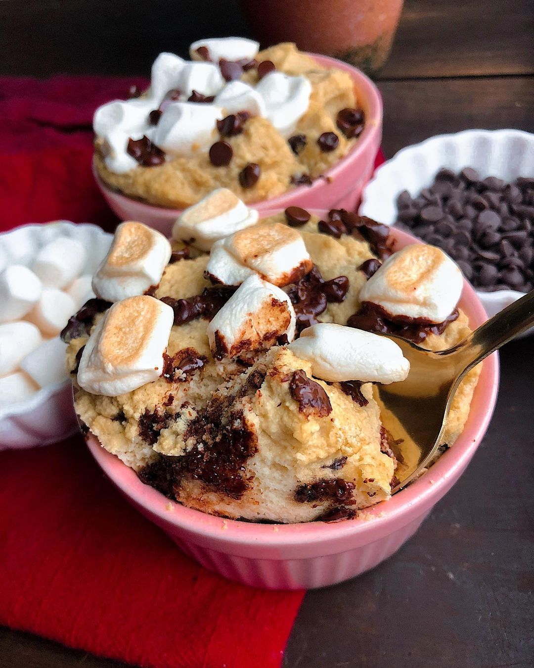 Easy Microwave S’mores Mug Cakes