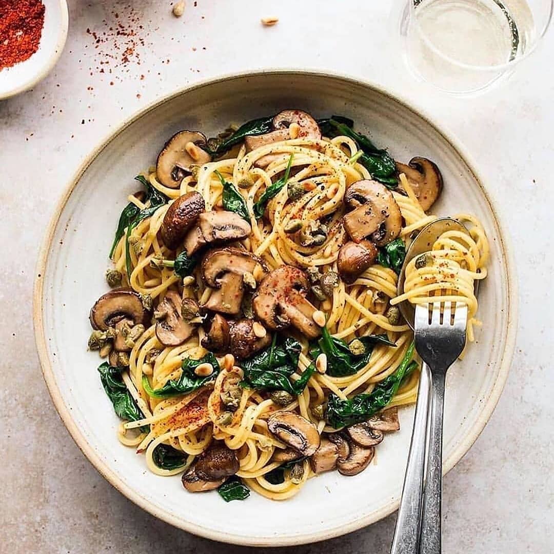 Vegan Mushroom Pasta