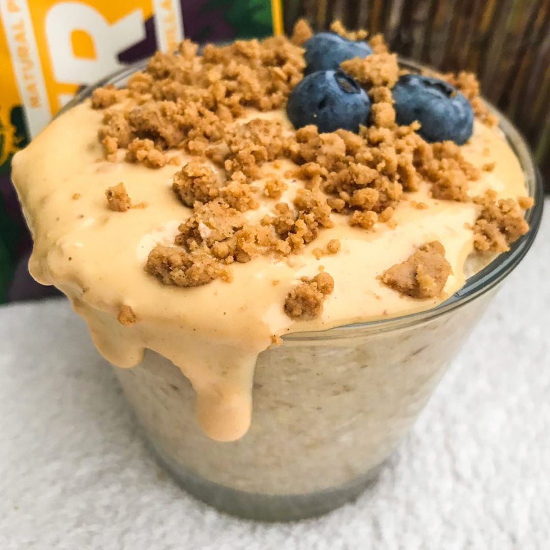 Creamy Vegan Banana Bread Overnight Oats