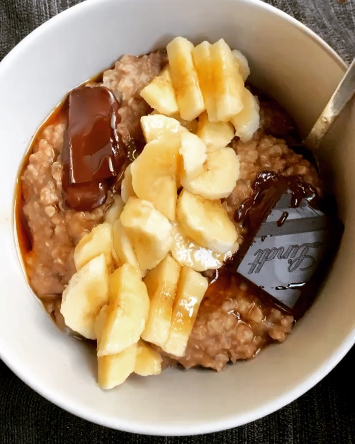 Banana Chocolate Porridge