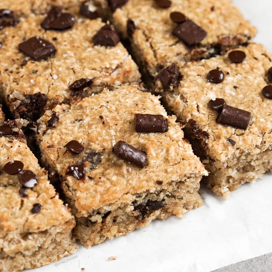 Coconut Chocolate Chip Blondies