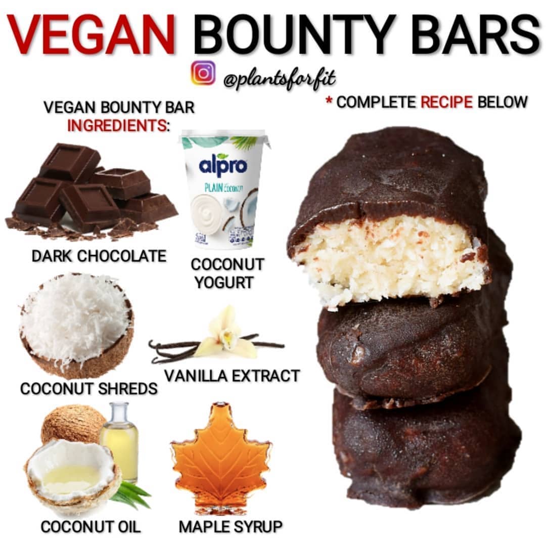 Easy Vegan No Bake Bounty Bars