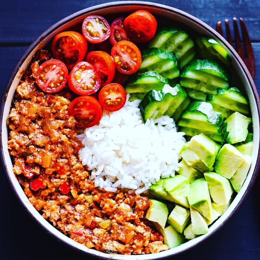 Tofu Sloppy Joe Bowl with Rice