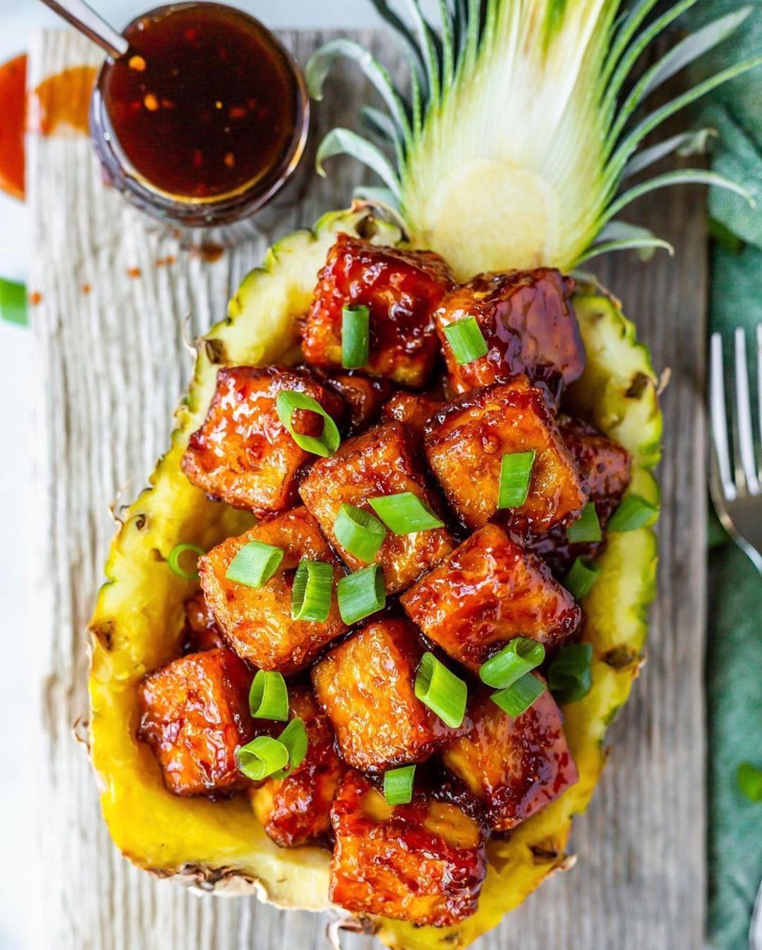 Sticky Teriyaki Tofu