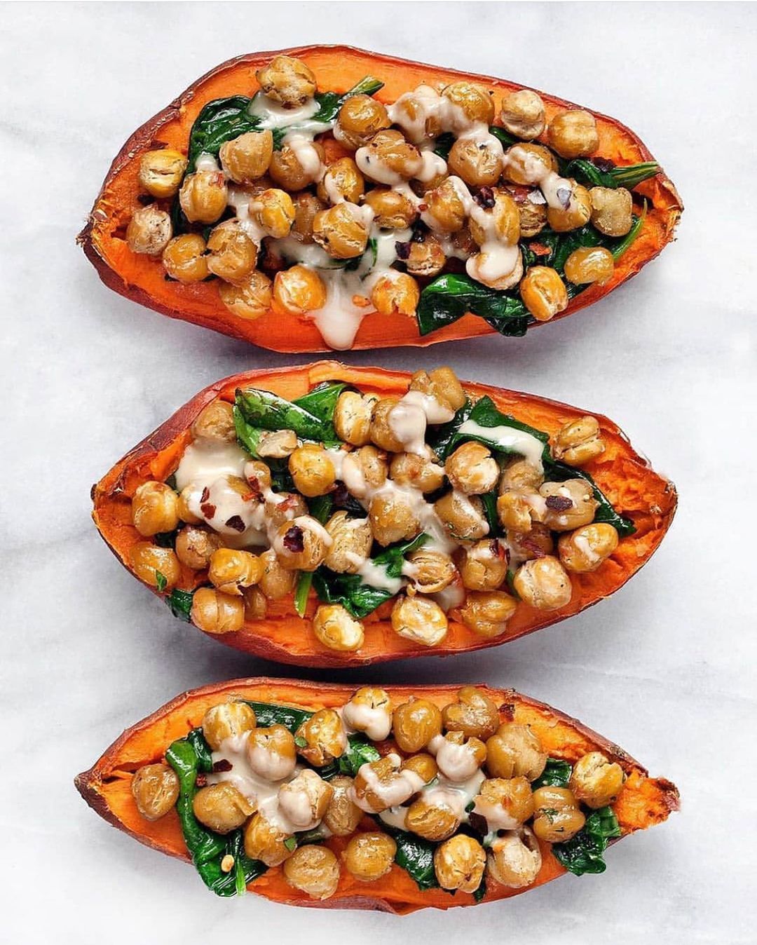 Loaded Roasted Sweet Potatoes