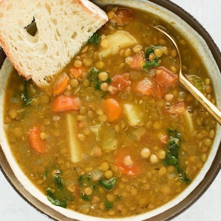 Savory Lentil Soup with Vegetables