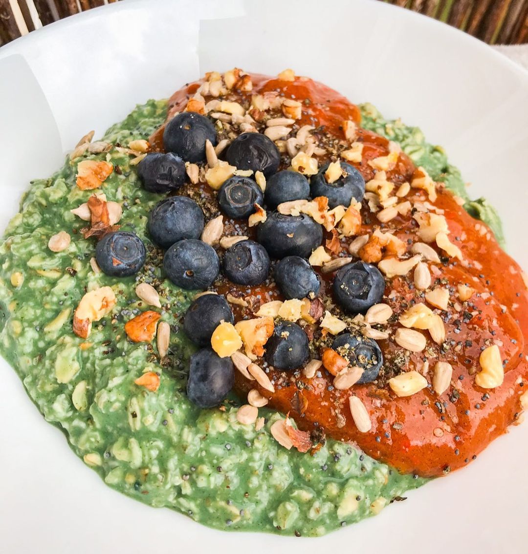Green Goodness Overnight Oats Breakfast