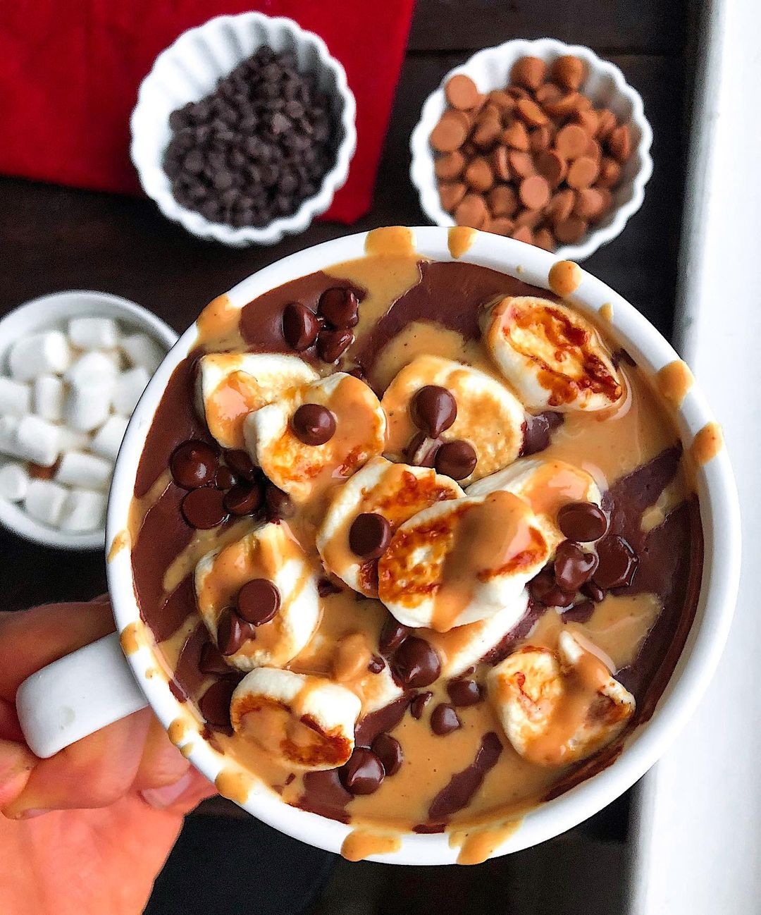 Peanut Butter Hot Chocolate