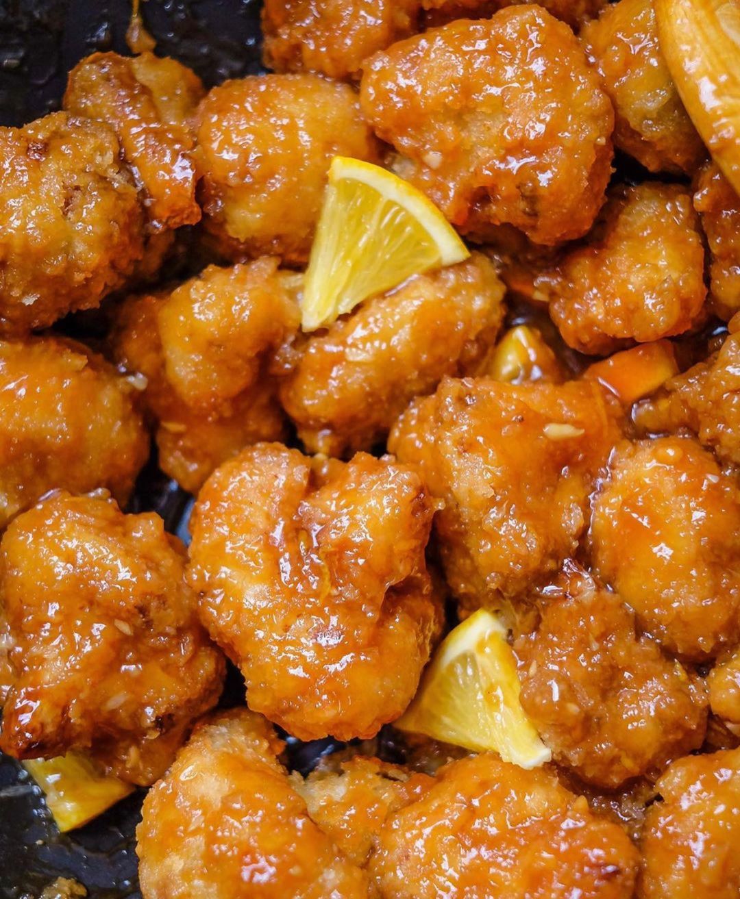 Glazed Orange Cauliflower Chicken