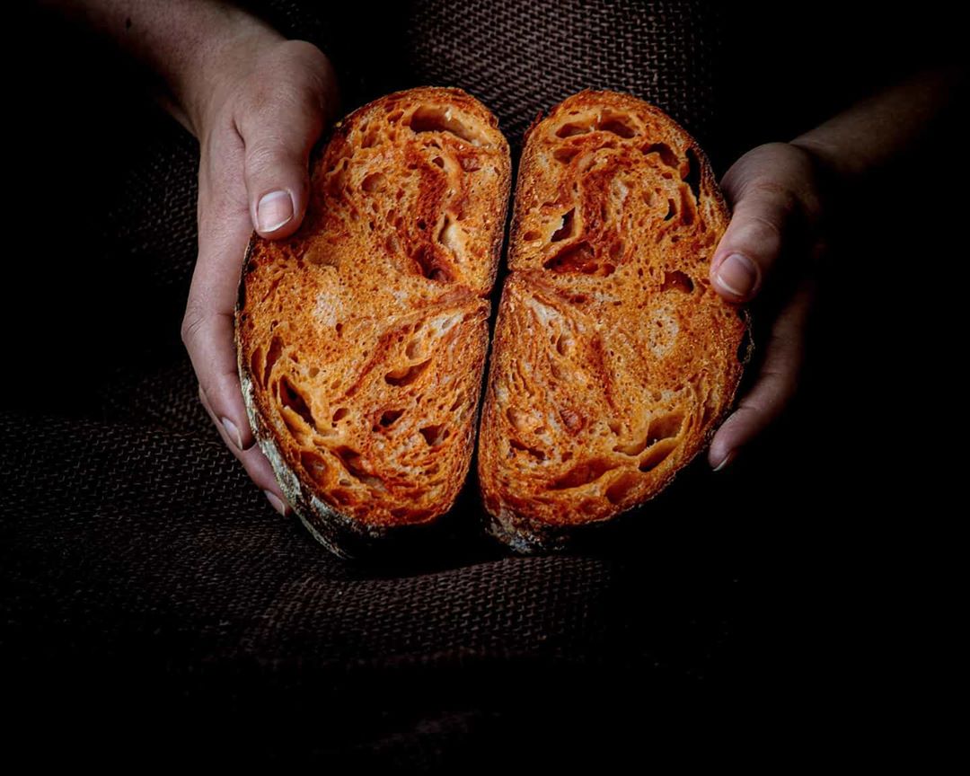 Paprika and Cheddar Infused Sourdough Bread