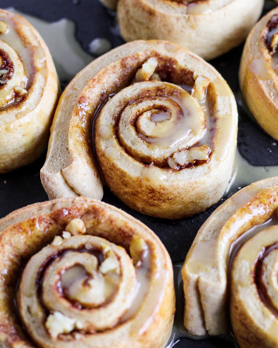 Orange Pecan Cinnamon Buns