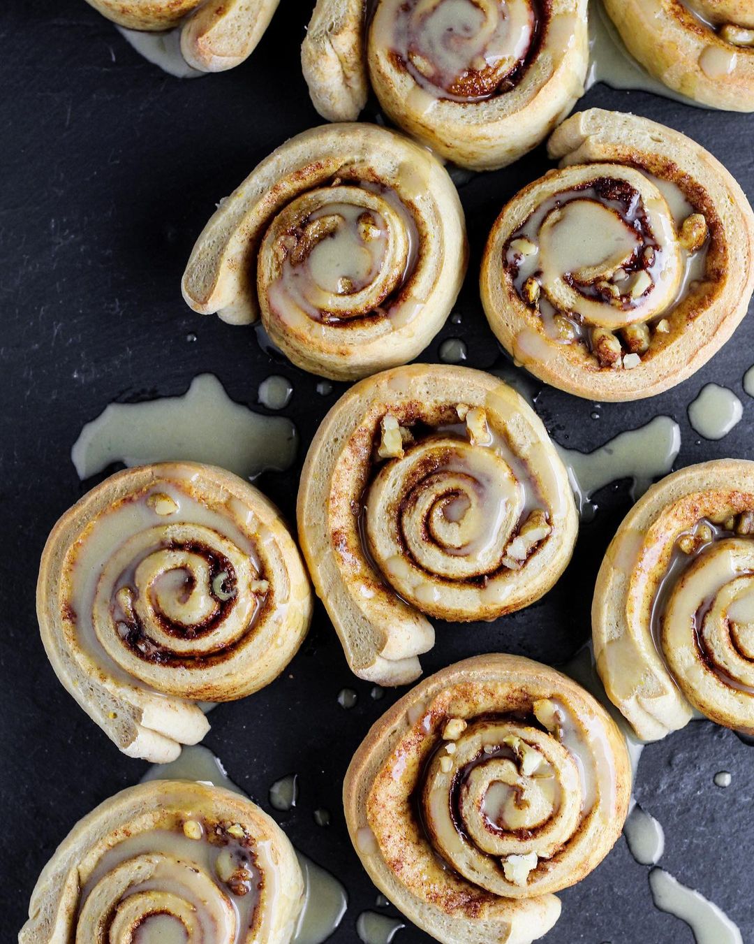 Orange Pecan Cinnamon Buns