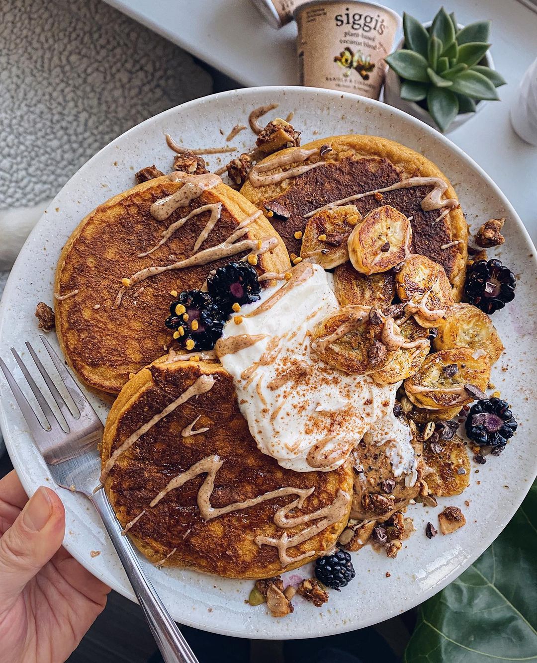 Fluffy and Soft Sweet Potato Pancakes