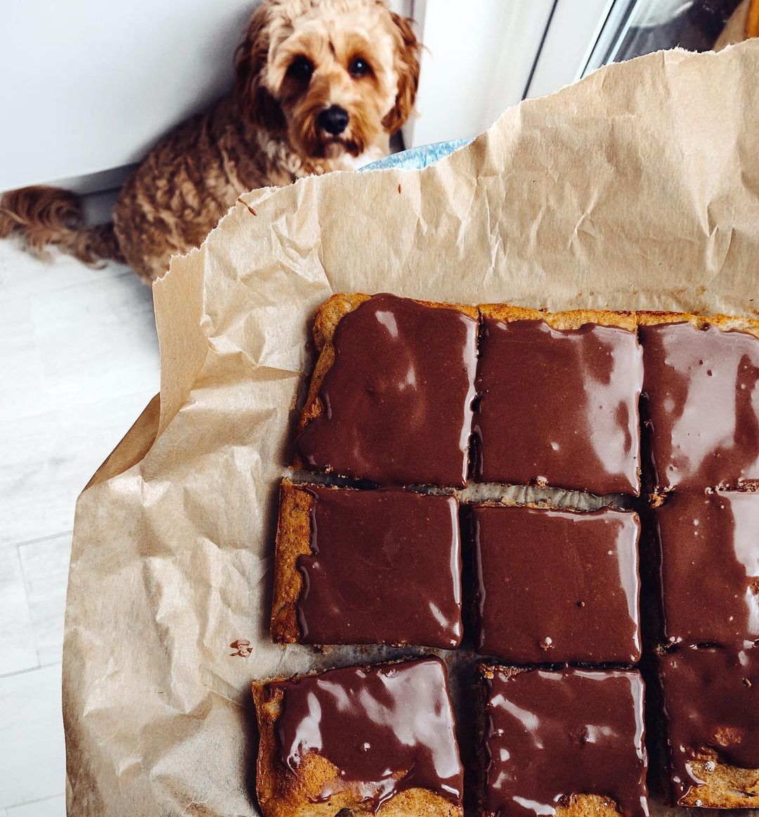 Banana Bread Chocolate Squares
