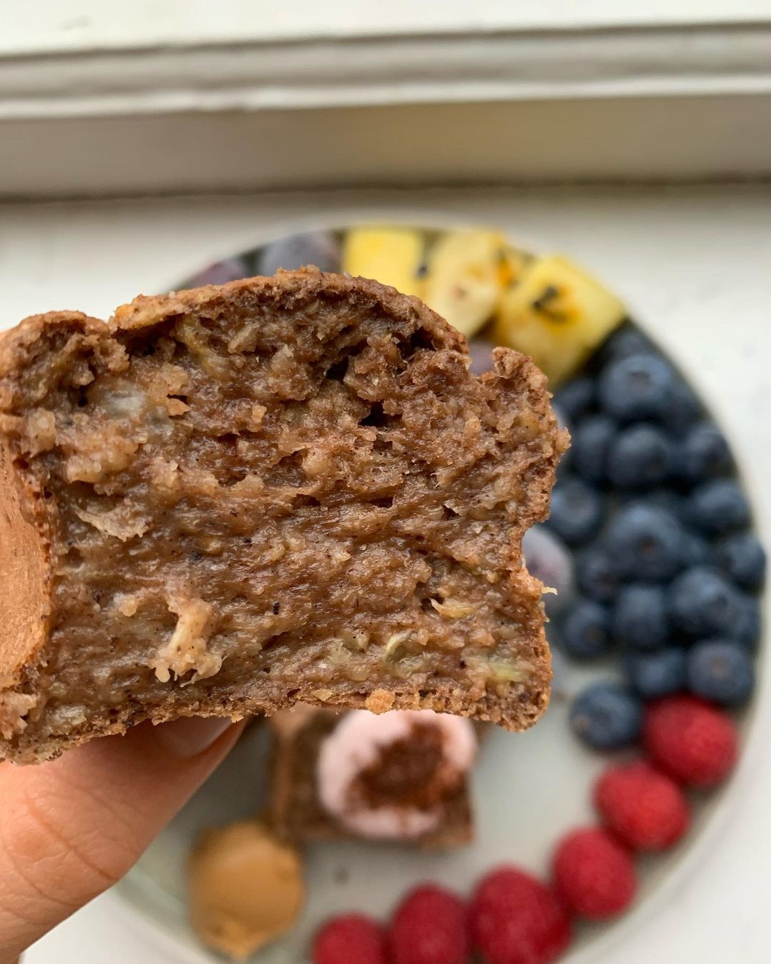 The Best Gooey Baked Banana Bread Oatmeal Mini Loaf
