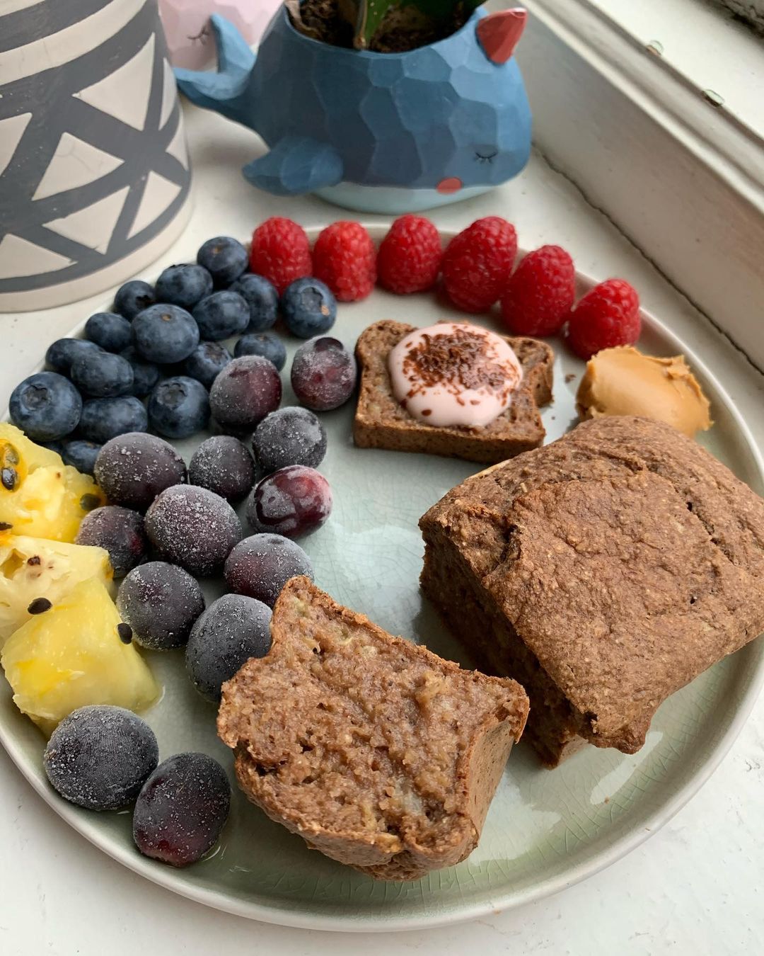The Best Gooey Baked Banana Bread Oatmeal Mini Loaf